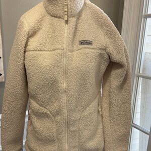 Columbia Women's Tan Teddy Jacket small